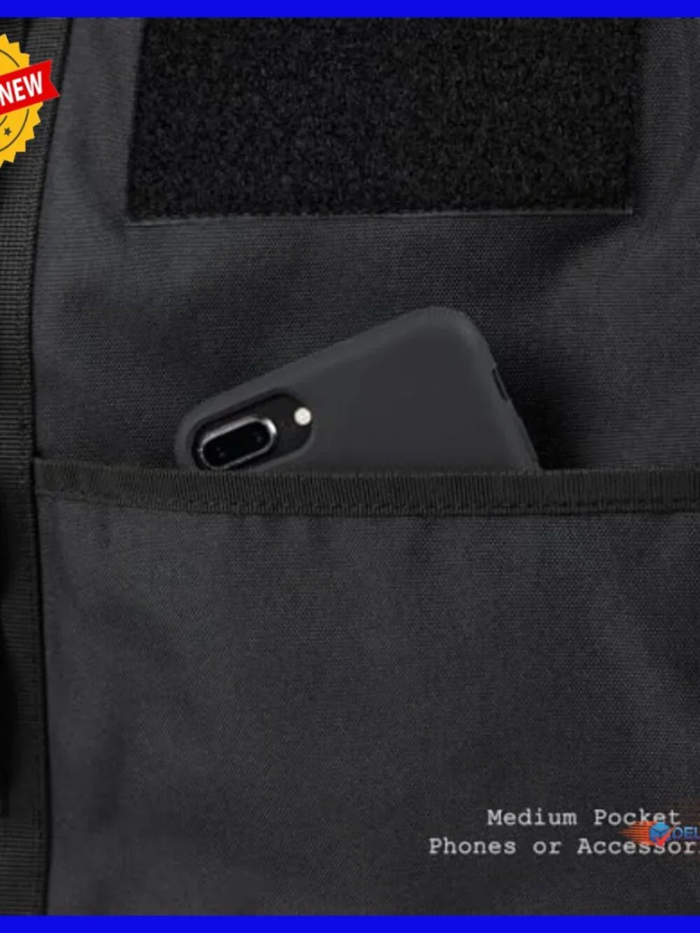 Water-Resistant Tote Diaper Bag with 8 Pockets, 31L Capacity - Picture 7 of 7